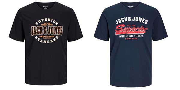 3 Camisetas Jack Jones Jjelogo infantiles oferta