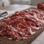 Jamón de Bellota 100% ibérico Pata Negra loncheado