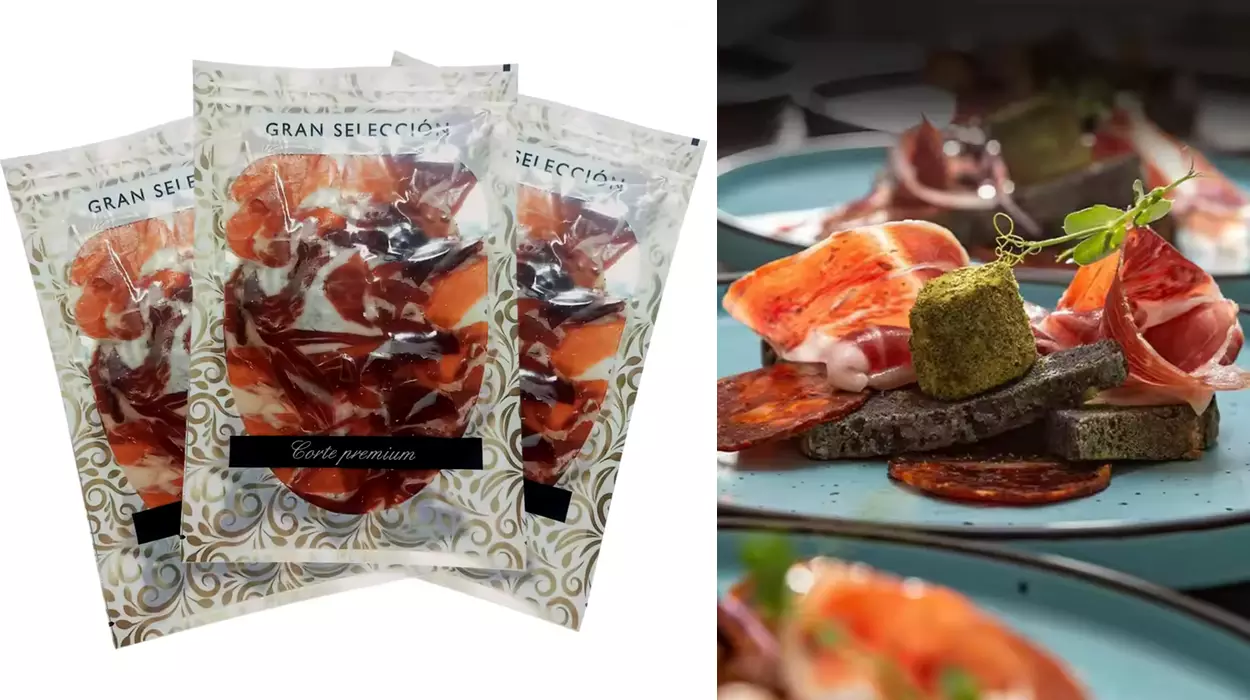 Jamón ibérico loncheado corte premium barato