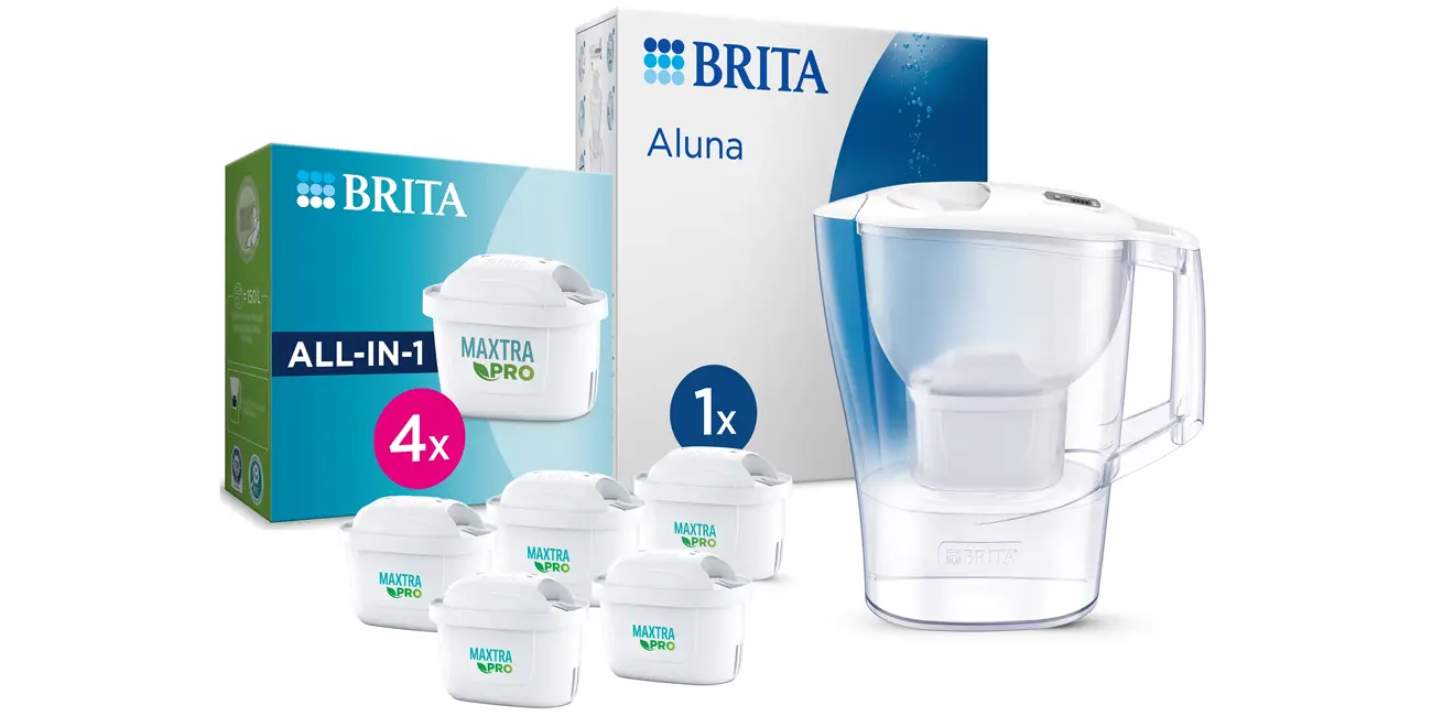 Pack jarra BRITA Aluna + 5 filtros MAXTRA PRO