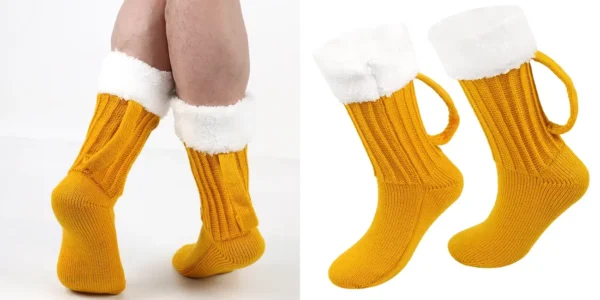 Calcetines jarra de cerveza de punto