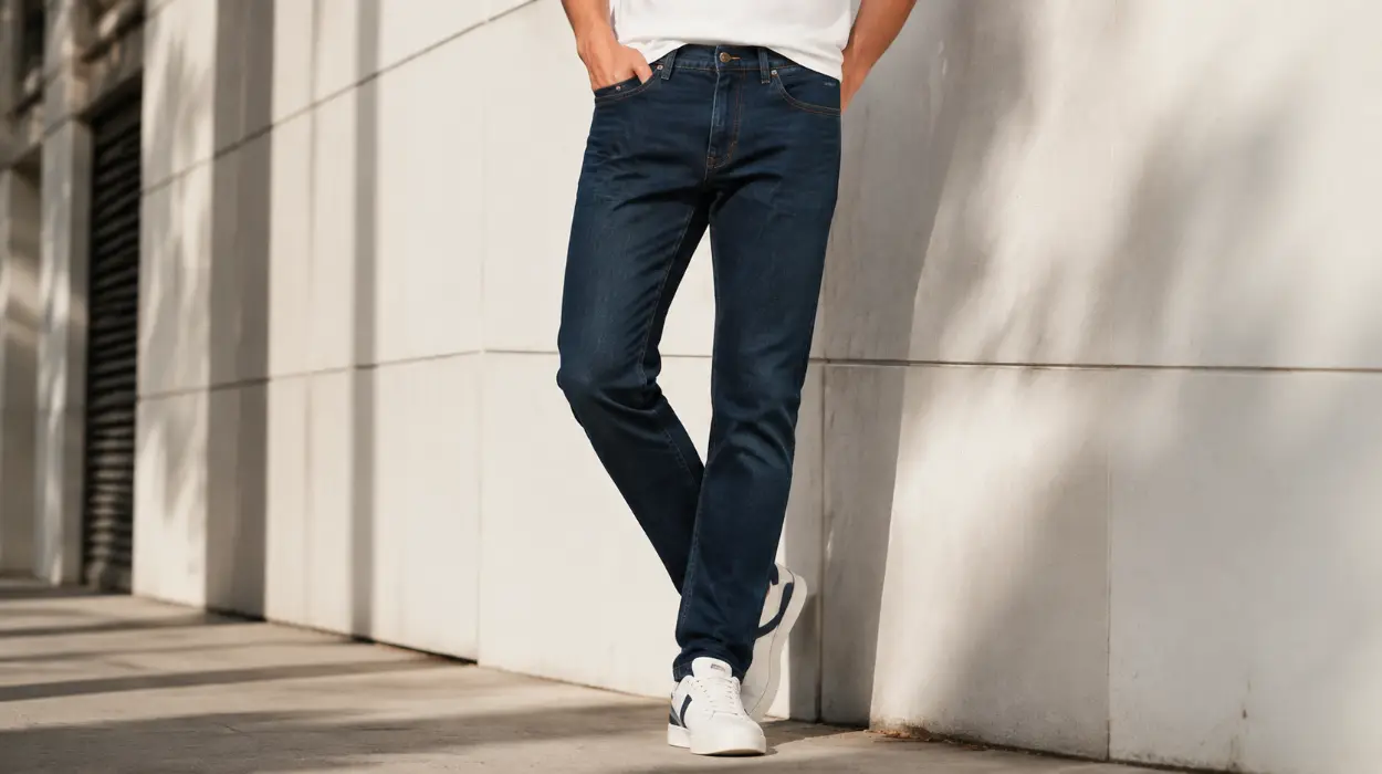Jeans ajustados Pepe Jeans para hombre en color azul