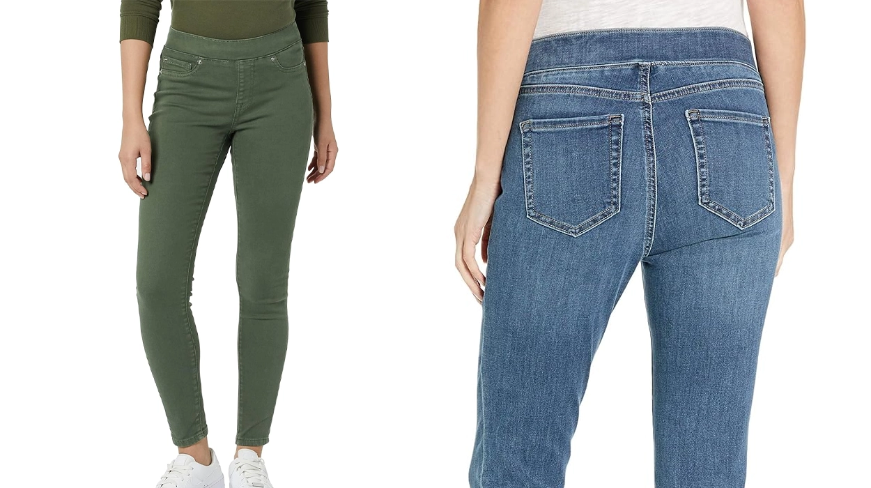 jeggins elásticos de tiro medio Amazon Essentials para mujer