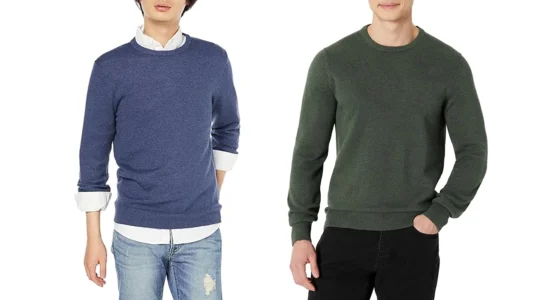 jerséis de cuello redondo Amazon Essentials