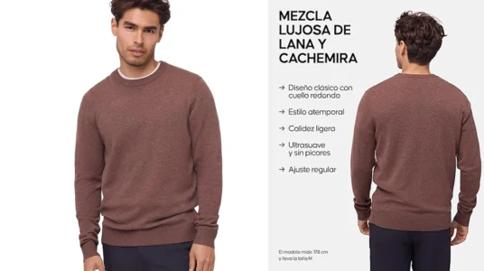 jersey Danish Endurance de lana merino con mezcla de cachemira