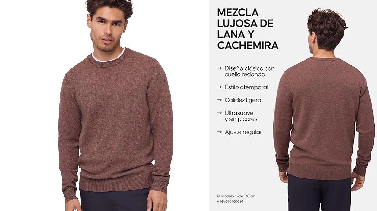 jersey Danish Endurance de lana merino con mezcla de cachemira