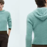 jersey con capucha efecto pelo Mango Outlet para mujer