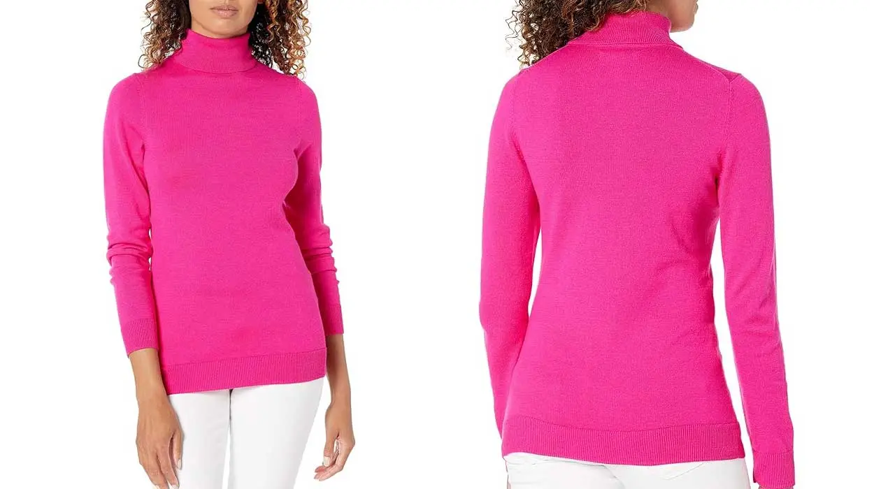 jersey cuello vuelto Amazon Essentials para mujer barato