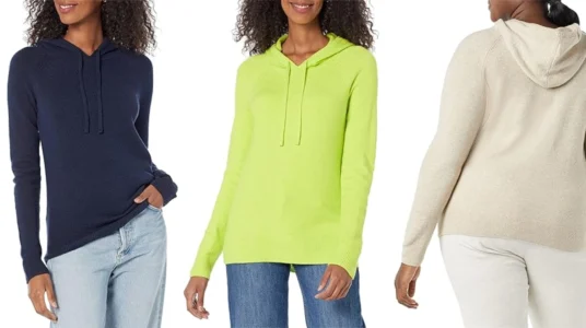 jersey de tacto suave con capucha Amazon Essentials para mujer