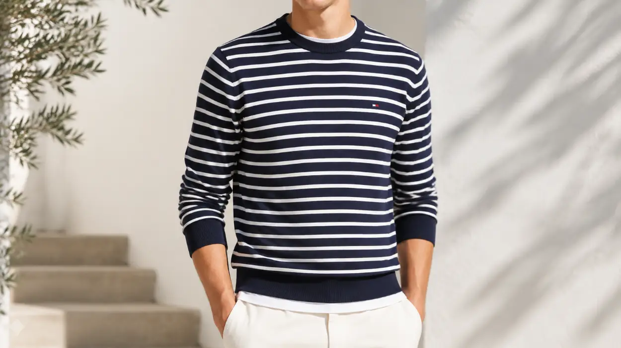 Jersey Tommy Hilfiger Essential Cotton de cuello redondo para hombre