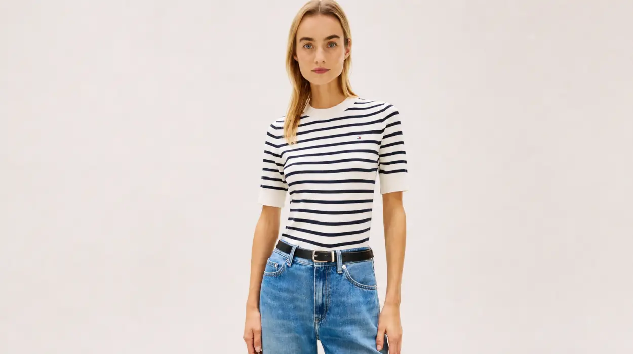 Jersey de manga corta Tommy Hilfiger para mujer
