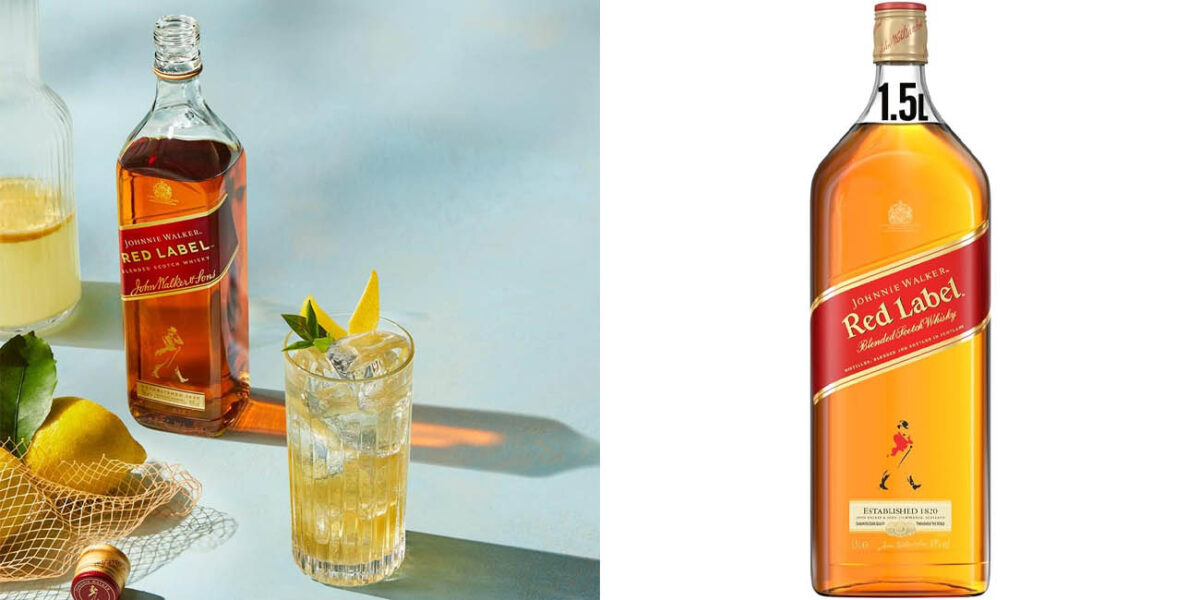 Whisky Johnnie Walker Red Label de 1,5 litros