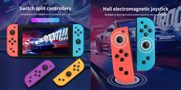 Set Joy-Con KEKEGAME no oficiales para Nintendo Switch