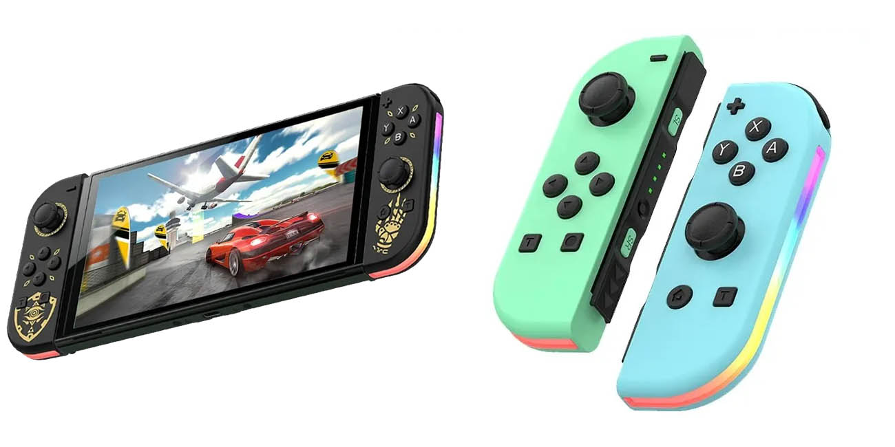 Set Joy-Con VILCORN no oficiales para Nintendo Switch