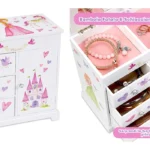 joyero musical Jewelkeeper con 4 cajones