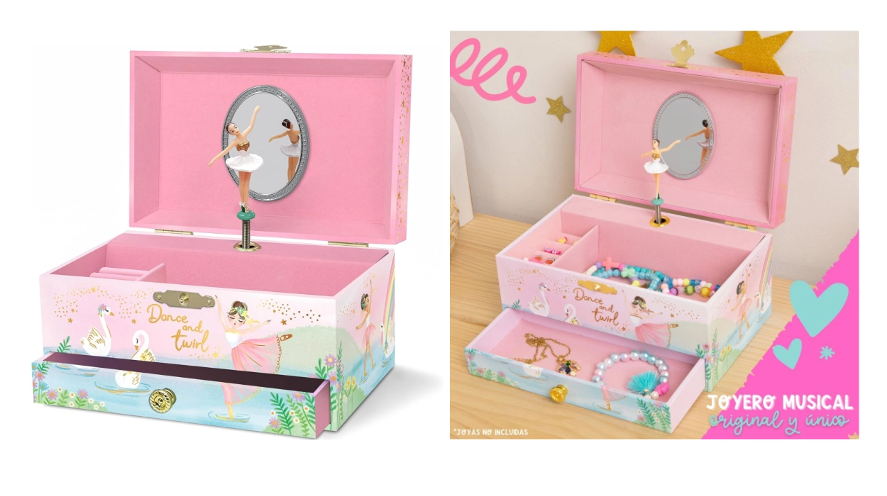 joyero musical con bailarina niñas