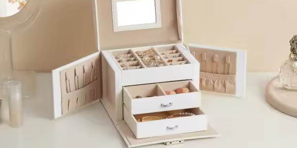 Caja joyero organizador Songmics
