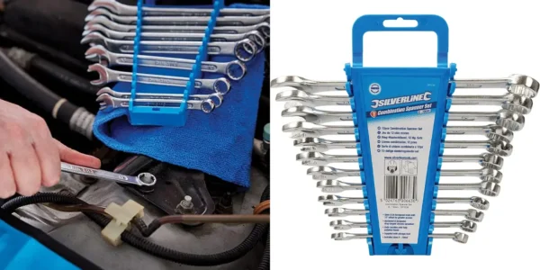 Juego de 12 llaves combinadas Silverline Tools SP1236