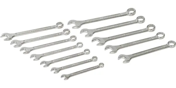 Juego de 12 llaves combinadas Silverline Tools SP1236