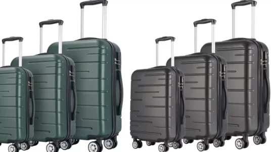 Juego maletas baratas con ruedas trolley y combinacion