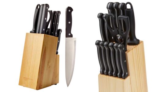 Juego de cuchillos de cocina Amazonbasics baratos