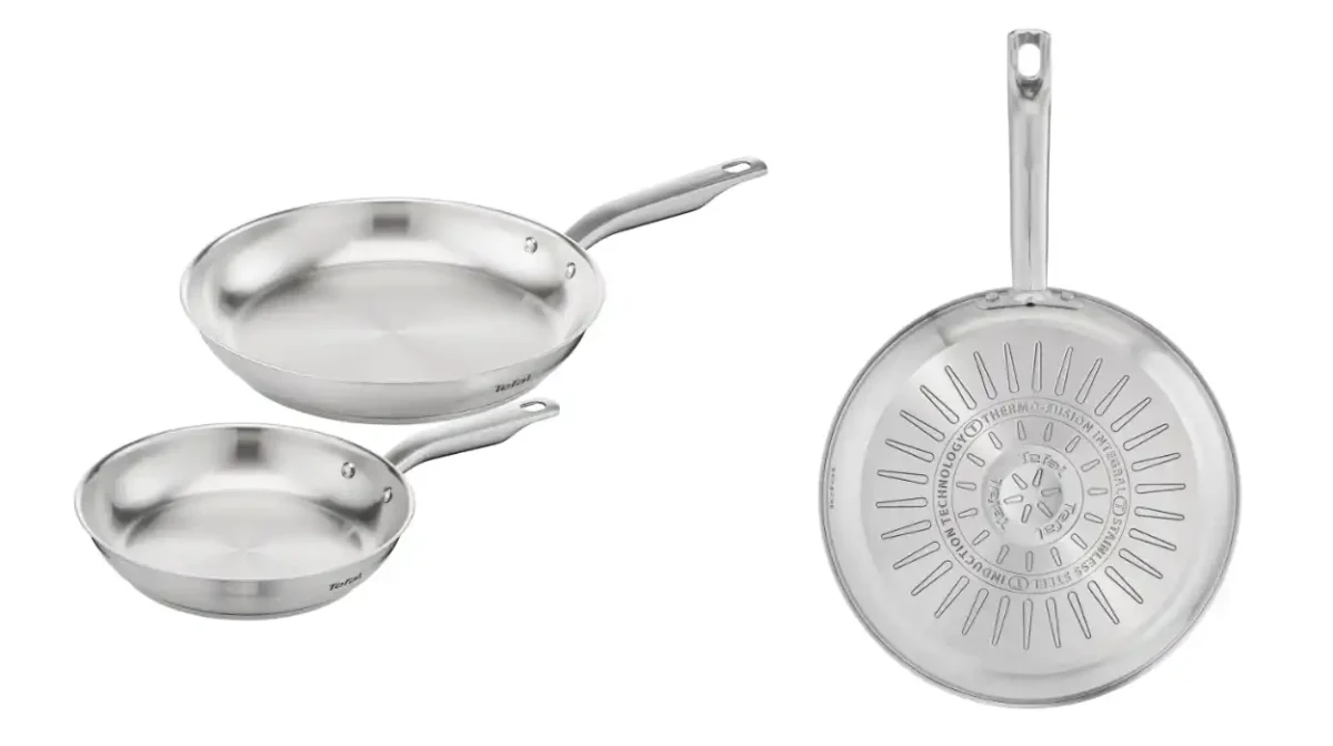 Cocina como un chef con estas sartenes de acero inoxidable Tefal Virtuoso: calidad y resistencia a un precio muy interesante