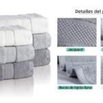 juego de 6 toallas de lavabo Jeeleeko