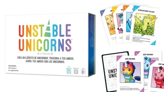 juego de cartas Unstable Unicorns de TeeTurtle