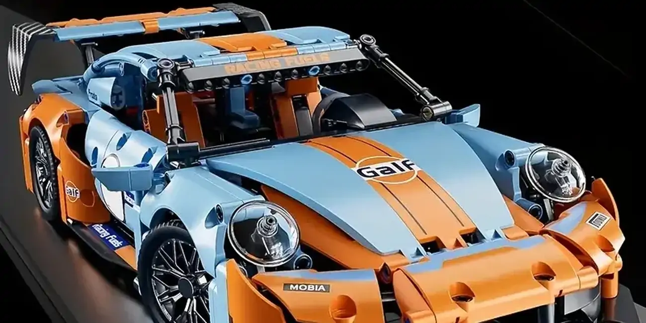 Juego de construcción supercoche tipo LEGO de 1243 piezas, fácil y rápido de montar