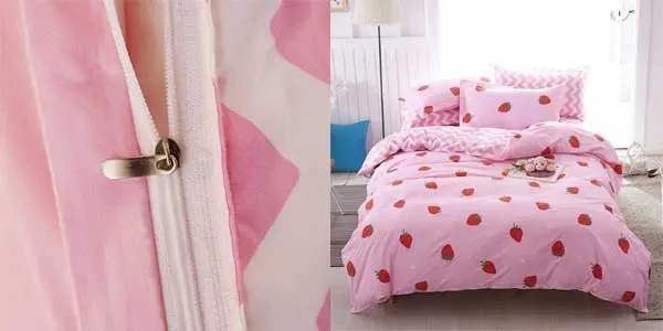 Juego de funda nórdica Homewish diseño fresas oferta