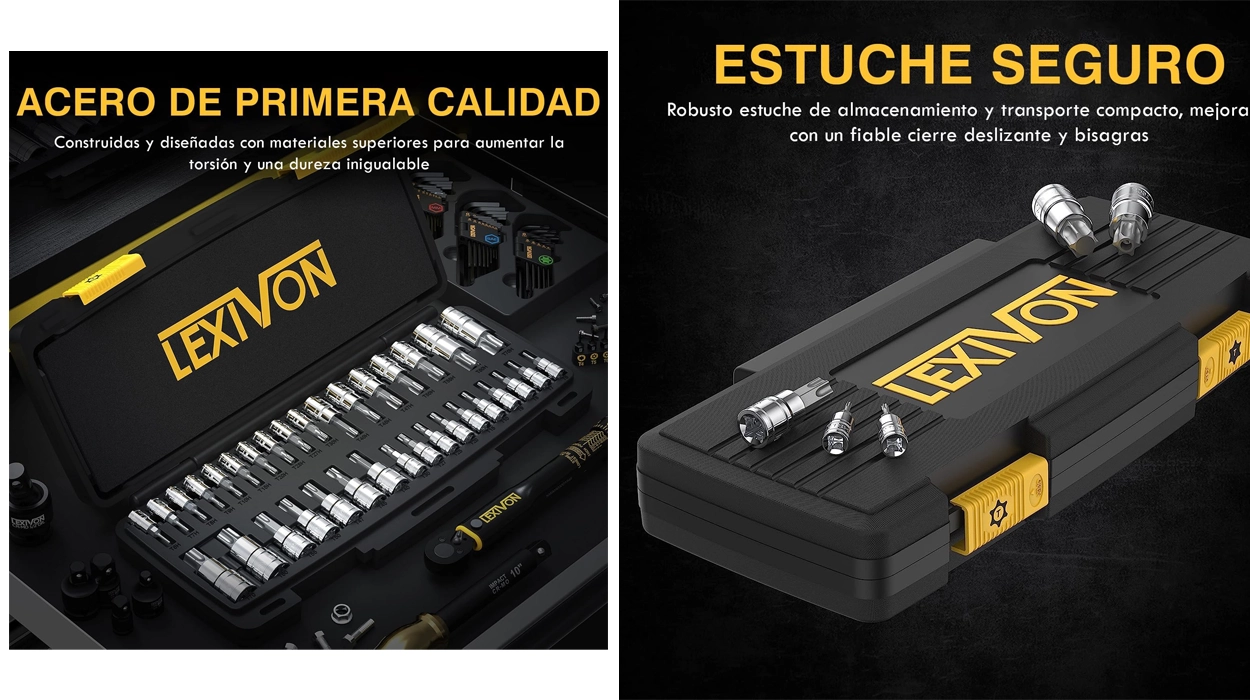 juego de llaves de vaso Lexivon Master Torx