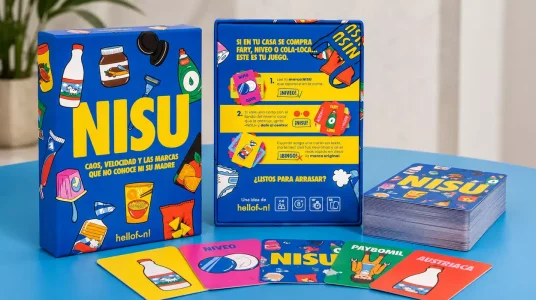 Juego de mesa NISU divertido y rápido para acertar marcas