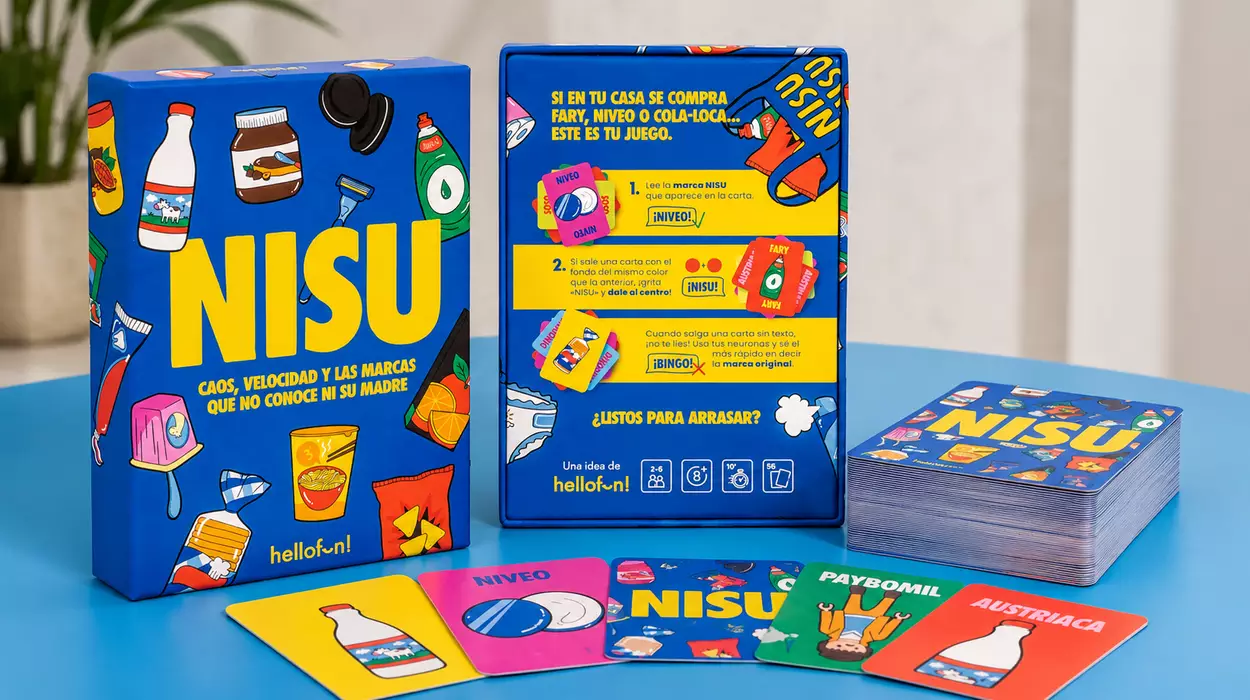 Juego de mesa NISU divertido y rápido para acertar marcas