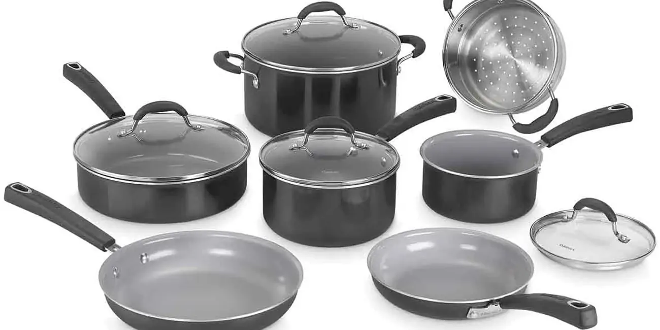 Juego de ollas y sartenes Cuisinart Ceramica XT de 11 piezas