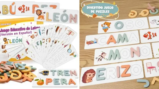 Juego educativo con letras para empezar a leer