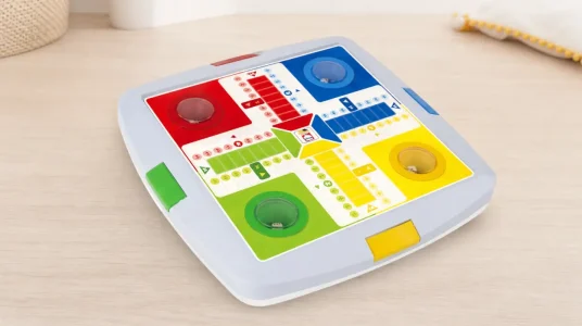 Juego de mesa Chicos Parchís y Oca automático Deluxe con dados automáticos