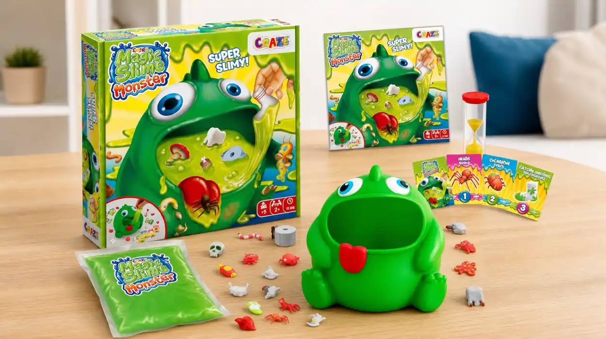 Juego de mesa CRAZE Magic Slime Monster con slime para niños desde 3 años
