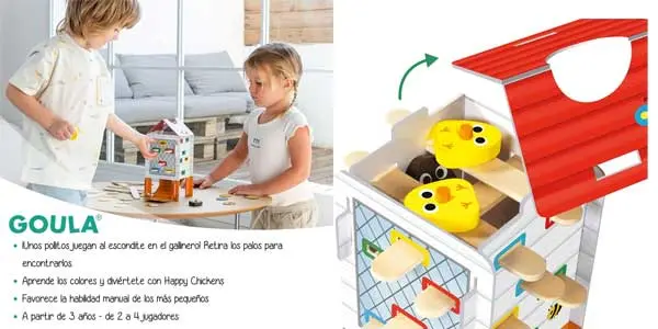 juego de mesa Happy Chickens Goula oferta