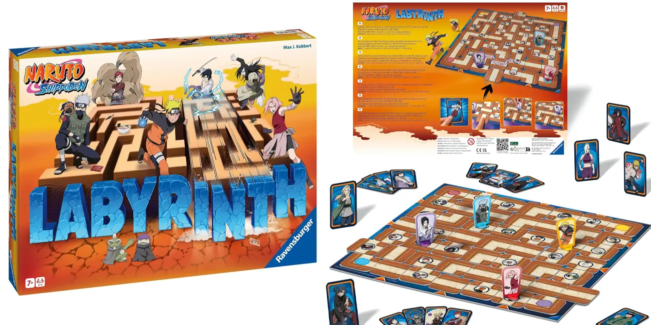 Juego de mesa Laberinto Mágico Naruto Shippuden de Ravensburger