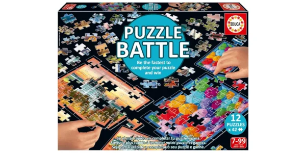 Juego de mesa Puzzle Battle Paisajes de Educa