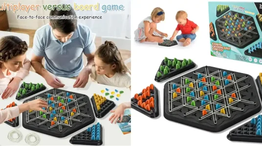 Juego de mesa Triggle (ajedrez triangular)