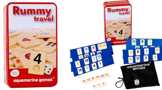 Juego de viaje Rummy Travel con estuche metálico