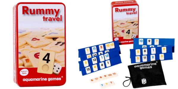 Juego de viaje Rummy Travel con estuche metálico