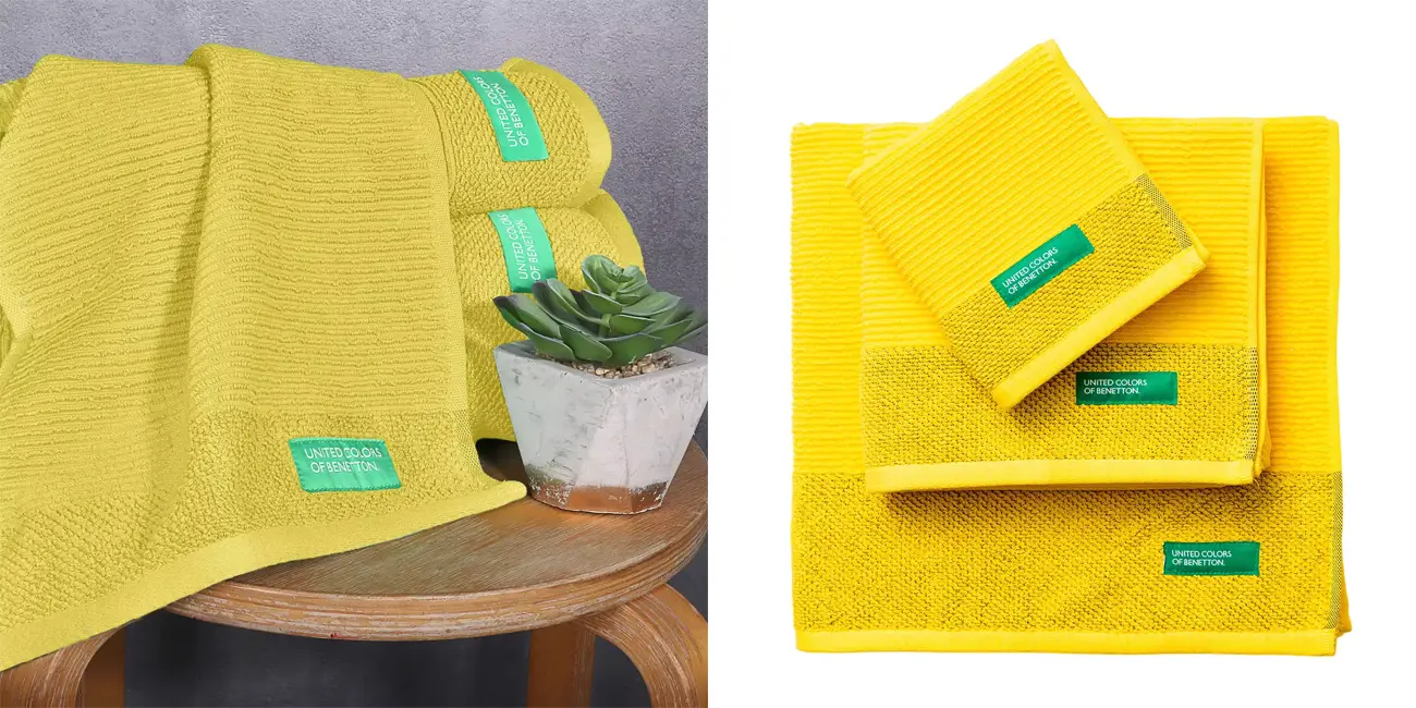 Juego de 3 toallas Benetton de algodón