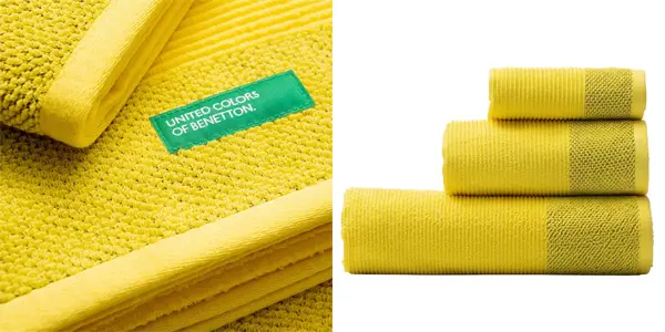 Juego de 3 toallas Benetton de algodón 450 GSM
