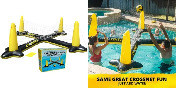 Juego de vóley acuático hinchable CROSSNET H2O