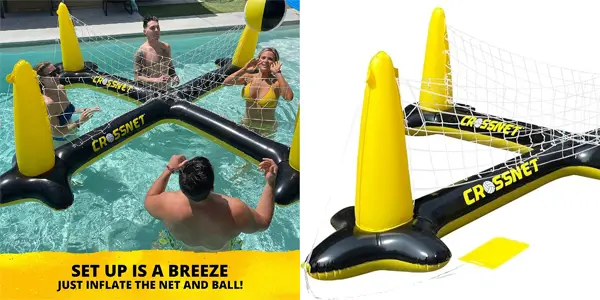 Juego de vóley acuático hinchable CROSSNET H2O