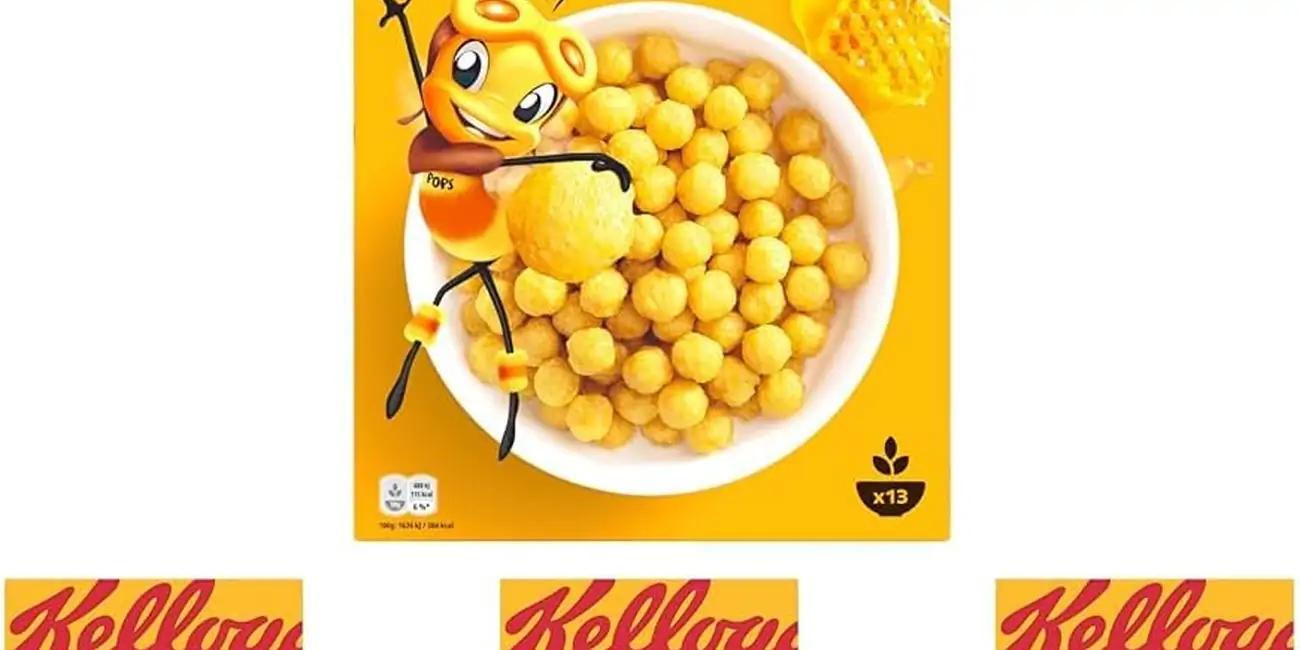 Kellogg's Miel Pops Cereales 400g (Paquete de 4)