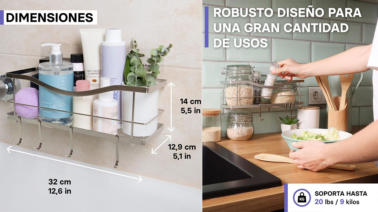 Estantería de ducha Kincmax para el baño barata