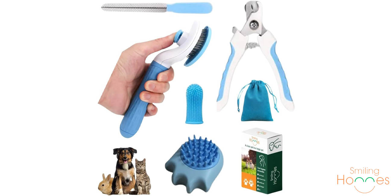 Kit de accesorios de aseo para mascotas